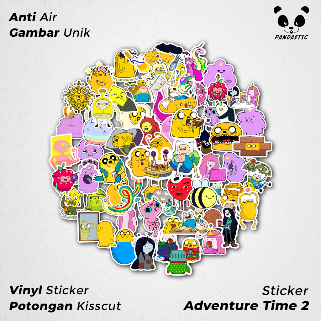 

Stiker Tempel Adventure Time Part 1 Kartun Film Paper Vinyl Dekorasi Laptop Koper Tumbler Kulkas DIY
