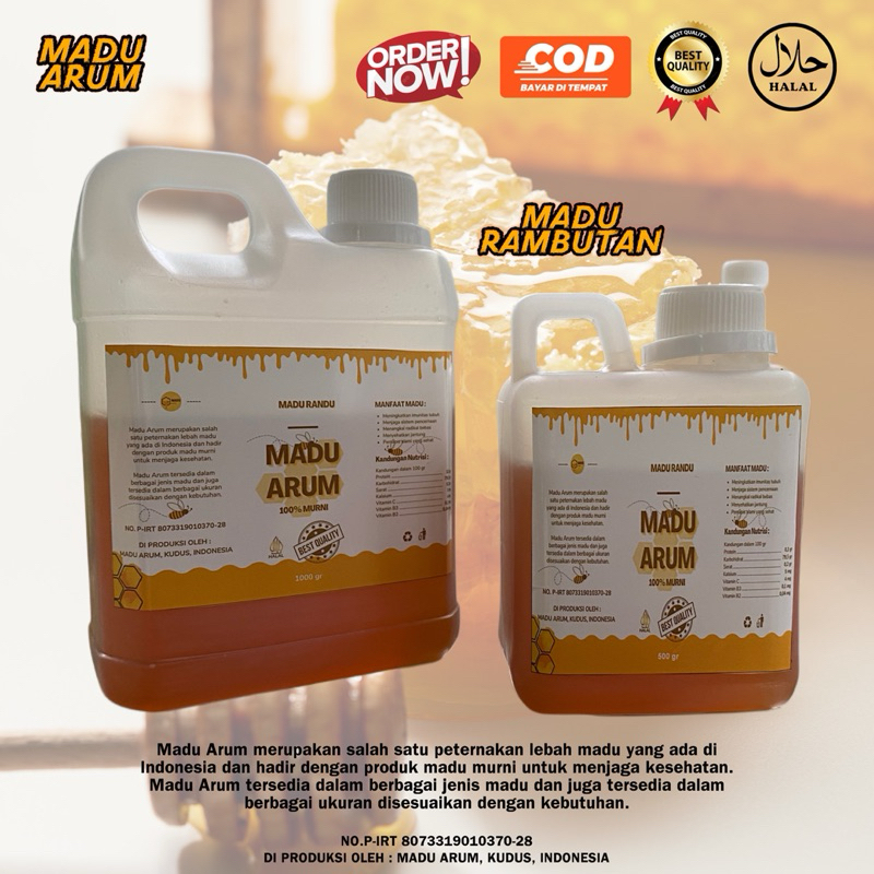 

MADU RAMBUTAN ORIGINAL DARI MADU ARUM KUDUS