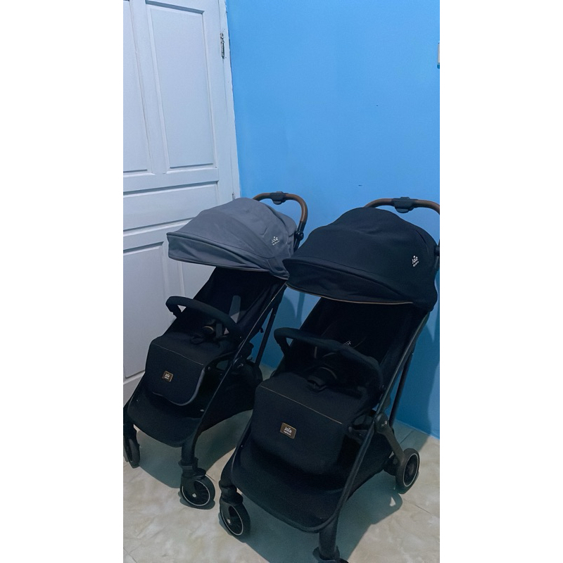 preloved stroller joie signature parcel minima cocolatte cabin size good condition ( baca deskripsi 