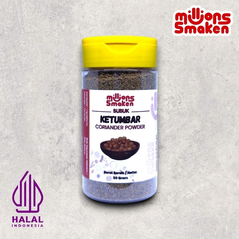 

Ketumbar Bubuk / Coriander Powder Bumbu Rempah 100% Original 50 Gram - Millions Smaken