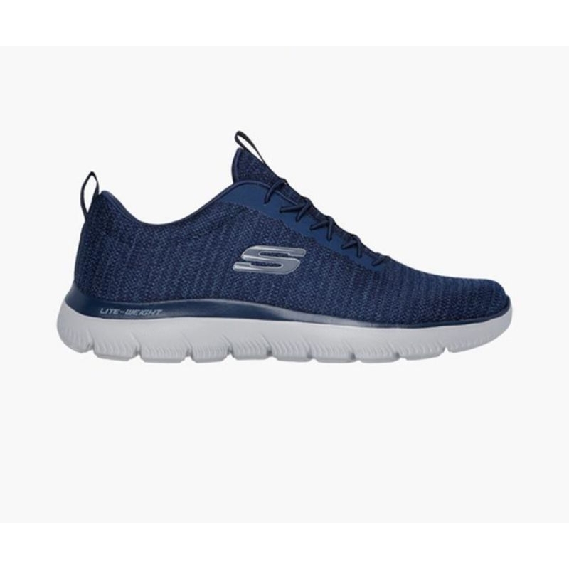 SEPATU TRAINING PRIA SKECHERS SPORT SUMMIT SORENZ NAVY GREY