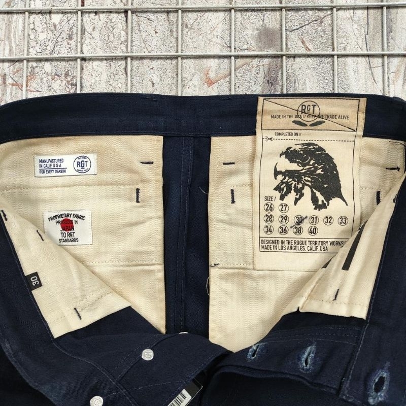 Celana Jeans Denim Raw RGT Selvedge Second . 03016