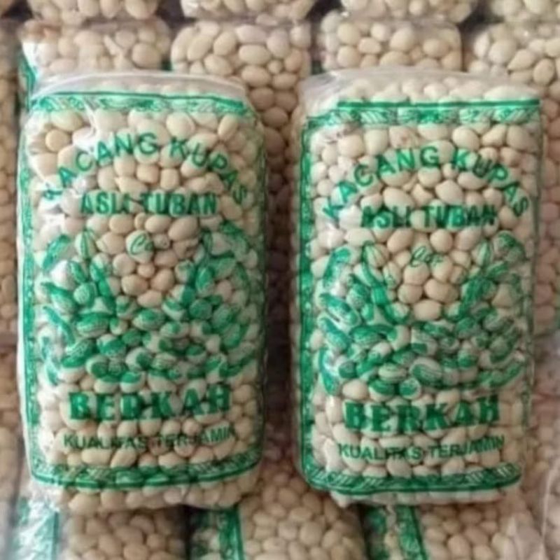

Promo 2 bungkus kacang kupas/kacang tuban 350 mg perbungkus