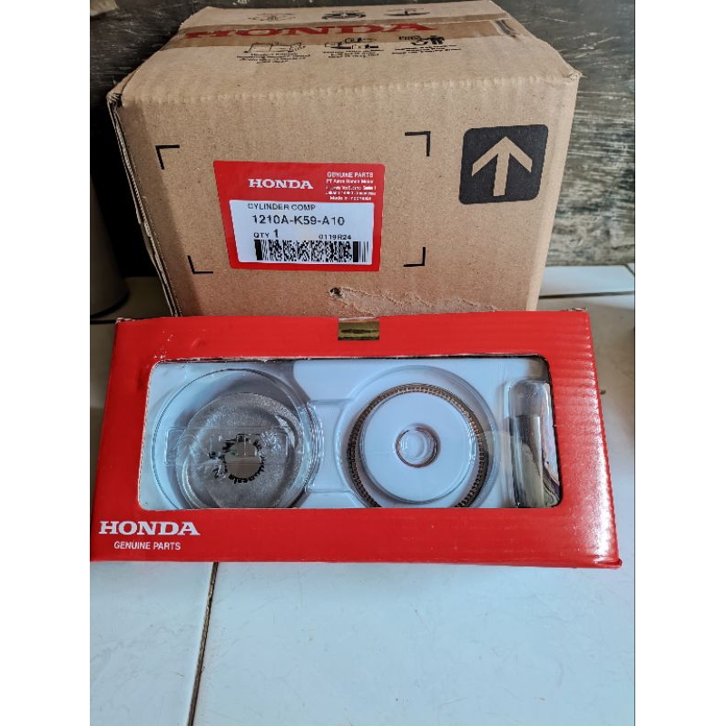 Blok Seher Vario 150& Piston Kit (STD)Vario 150 Pcx150 Orginal Asli AHM  HGP