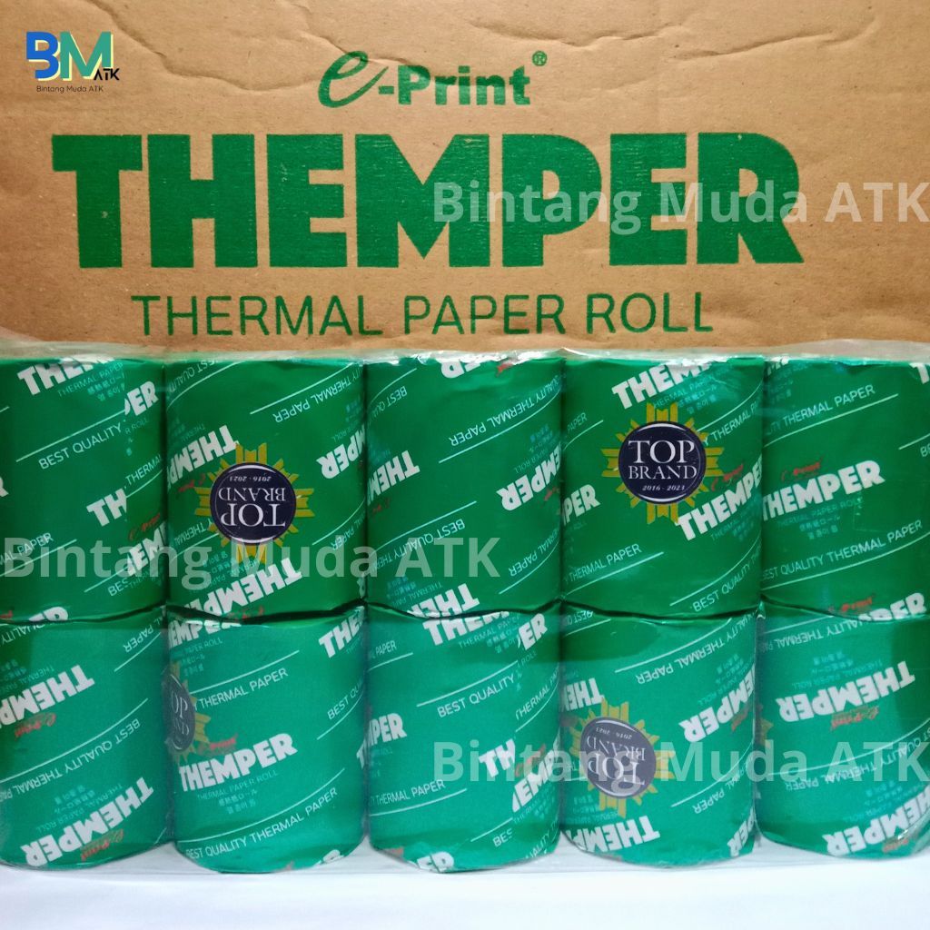 

Kertas Thermal 57x50 Eco e-Print | Kertas Mini Printer | Kertas Struk Kasir | Kertas Roll | Kertas Termal | Themper | Thermal Paper Roll 57x50 mm Eco | e-Print