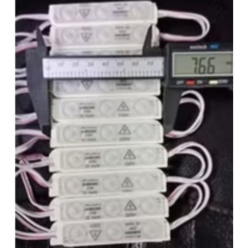 Lampu led modul ac 220volt Samsung nyala warna putih terang