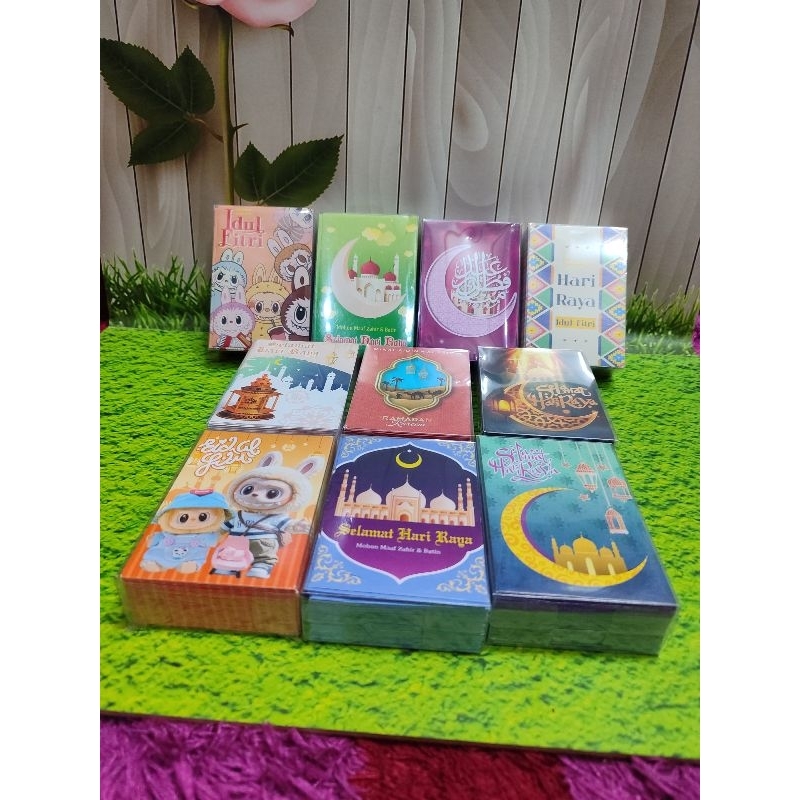 

Amplop Lebaran Hari Raya Idul Fitri Size M 6 Cm x 10 Cm Isi 50 Pcs Angpao Kemasan Motif Lucu