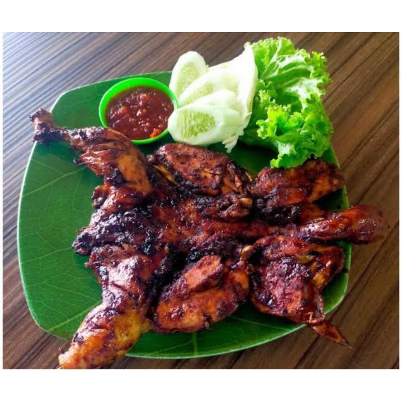 

ayam bakar 500gr + sambal ÷ lalab