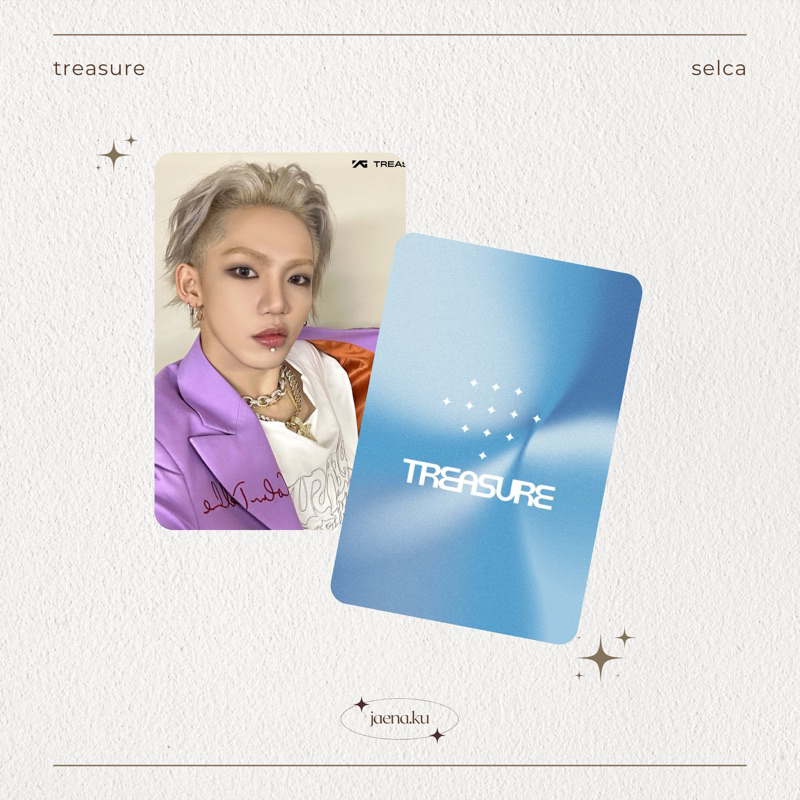 [TREASURE] PHOTOCARD SELCA 6 HYUNSUK JIHOON YOSHI JUNKYU JAEHYUK ASAHI DOYOUNG HARUTO JEONGWOO JUNGH