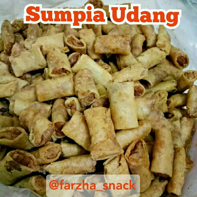 

SUMPIA UDANG CAMILAN CEMILAN SNACK JAJANAN KLETIKAN OLEH-OLEH MAKANAN RINGAN