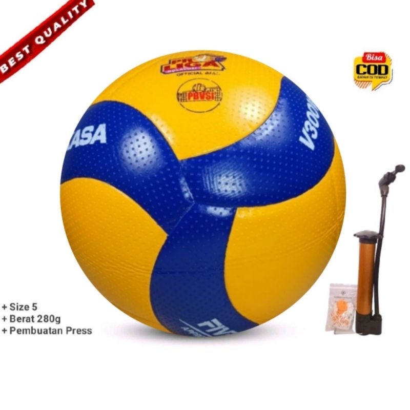 BOLA VOLI MIKASA V300W ORIGINAL BOLA VOLI VOLLY MIKASA V300W ORIGINAL KUALITAS TURNAMEN