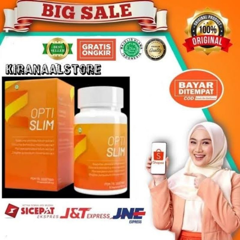OPTISLIM ASLI OBAT HERBAL PELANGSING BADAN TERBAIK