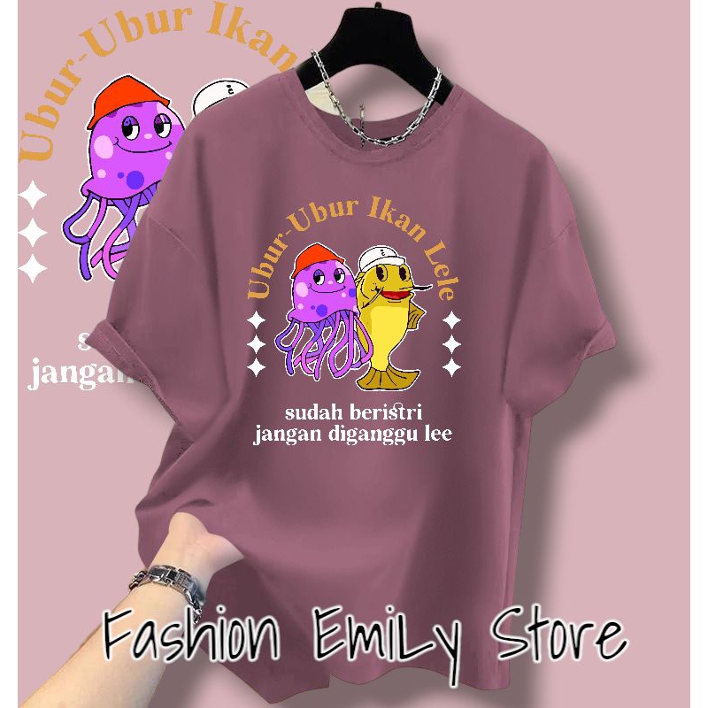 Kaos Jumbo wanita dewasa | oversize jumbo | baju cewe kekinian ubur lele