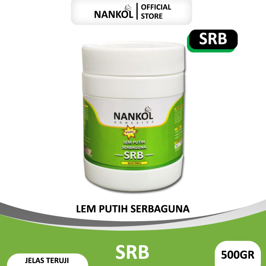 

Nankol SRB 500Gr - Lem Putih Serbaguna PVAc