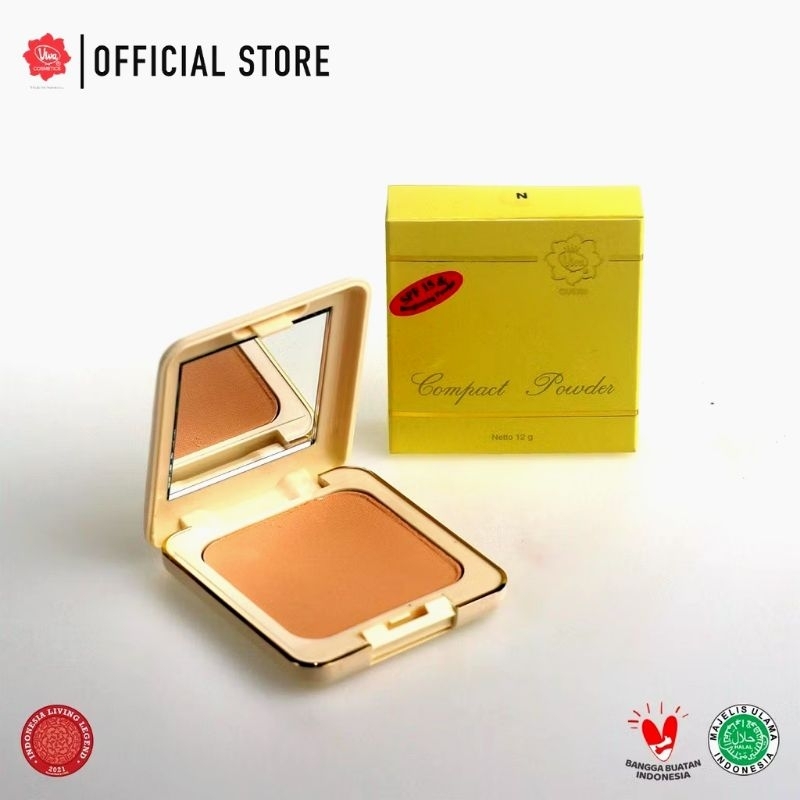 VIVA queen compact powder | refill spf 15 PA++ - bedak viva padat
