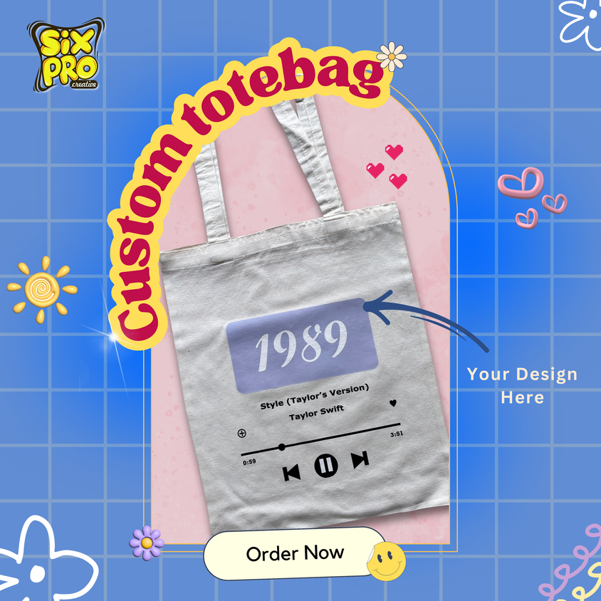 TOTEBAG CANVAS MARSOTO CUSTOM FULL PRINT DTF (35 X 40 cm)