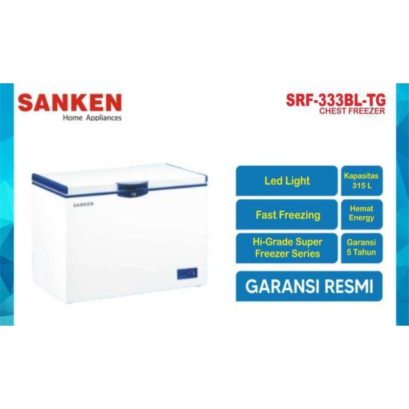 SANKEN SRF 333 BL CHEST FREEZER BOX