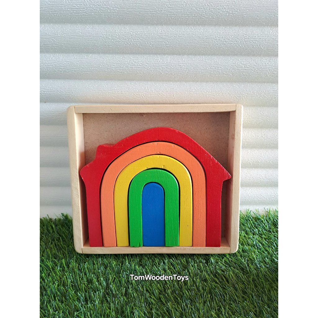 Mainan Edukatif Rainbow Rumah Mainan Anak TK PAUD