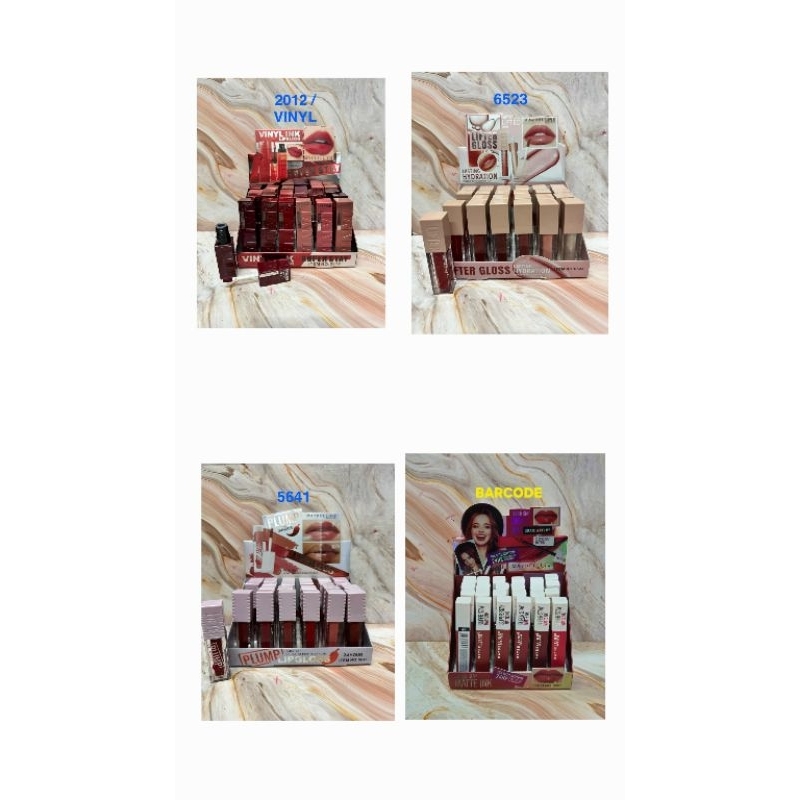 Lip gloss lip cream lip cair MAYBELLINE REVLON MAYBELLINE matte isi 24 pcs