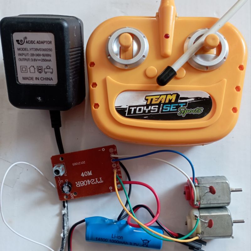 PCB set 3.6volt - 3.7volt Li ion mobil remot rc