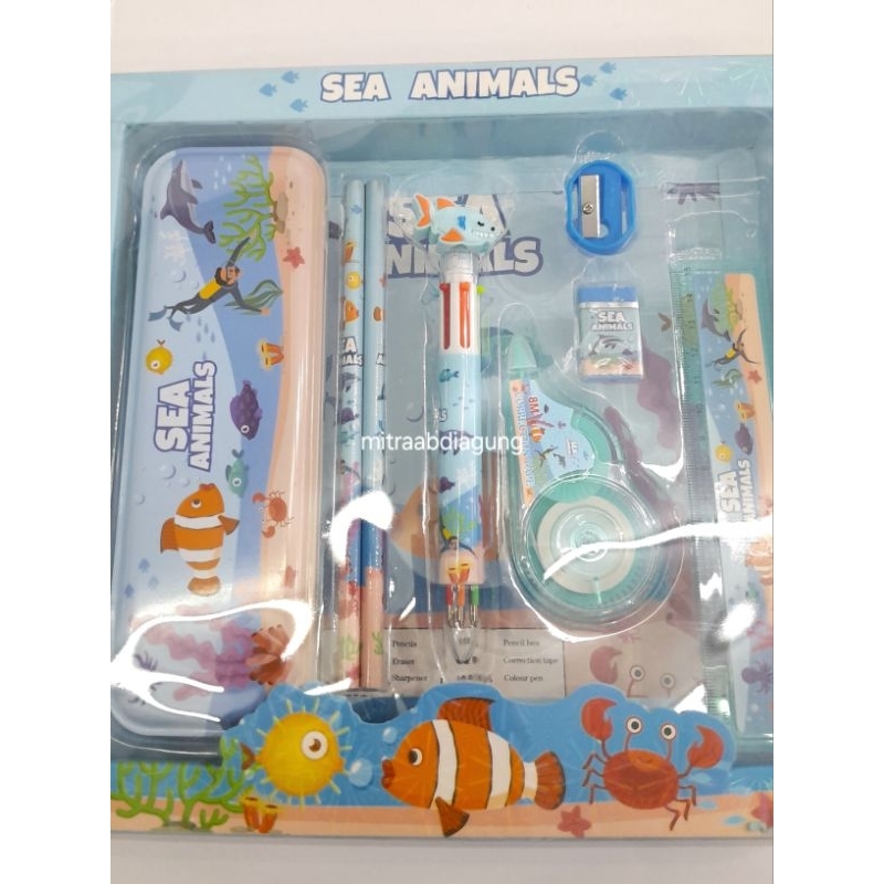 

STUDY SET LUCU SEA ANIMAL / SET