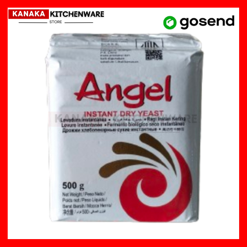 

ANGEL WHITE DRY YEAST 500GR / RAGI ISTAN ANGEL / PENGEMBANG ROTI / BAHAN KUE