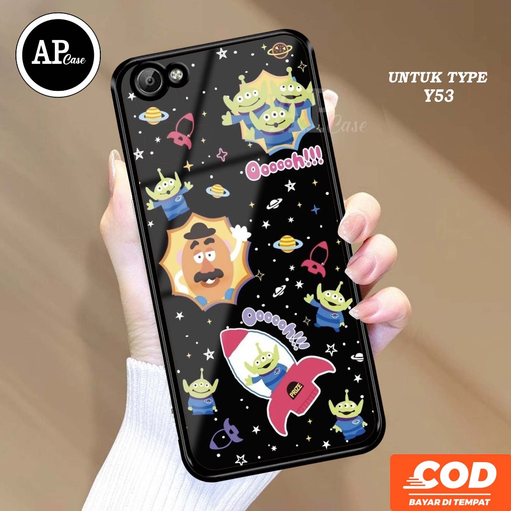 Case VIVO Y53 (MOTIF alien) Ap Case Terbaru softcase dan hardcase glossy - Custom Case - Casing - Ko