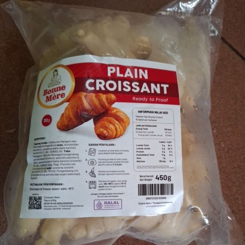 

butter croisant beku siap panggang 450 gr. puff pastry 15 pc