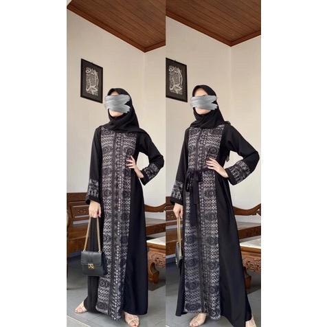 Zahira abaya brokat premium by 4season hijab