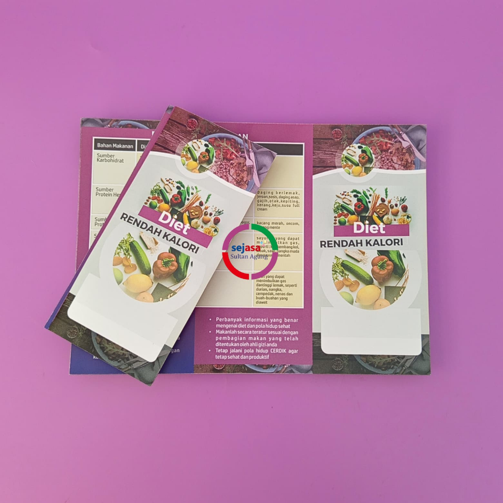 

Leaflet Diet Rendah Kalori | Menjaga Makanan | Diet | Brosur
