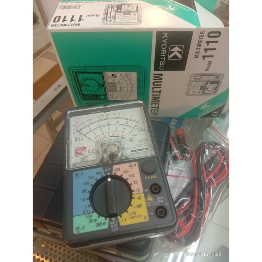 Analog Multimeter Multitester Kyoritsu 1110