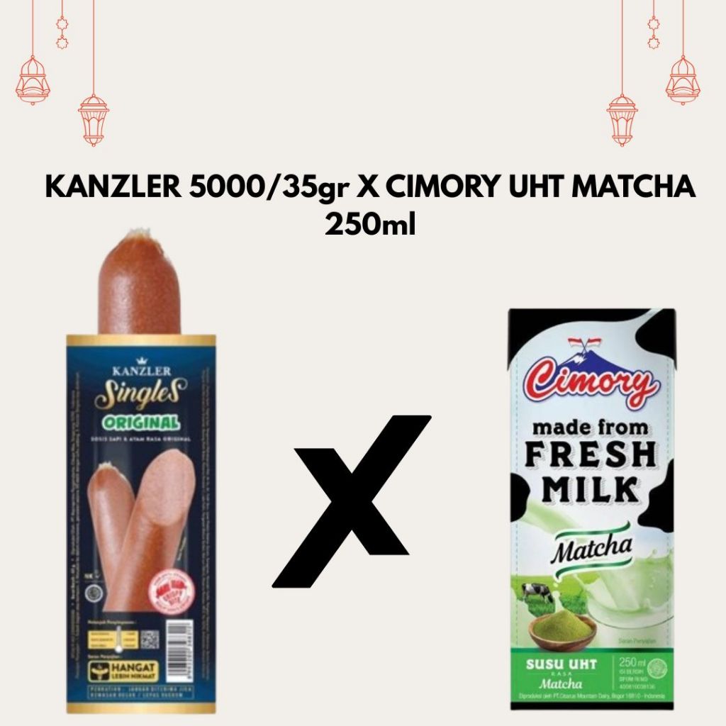 

PAKET BUNDLING KANZLER SOSIS 5000an/35gr + CIMORY UHT 250ml (BEST SELLER)