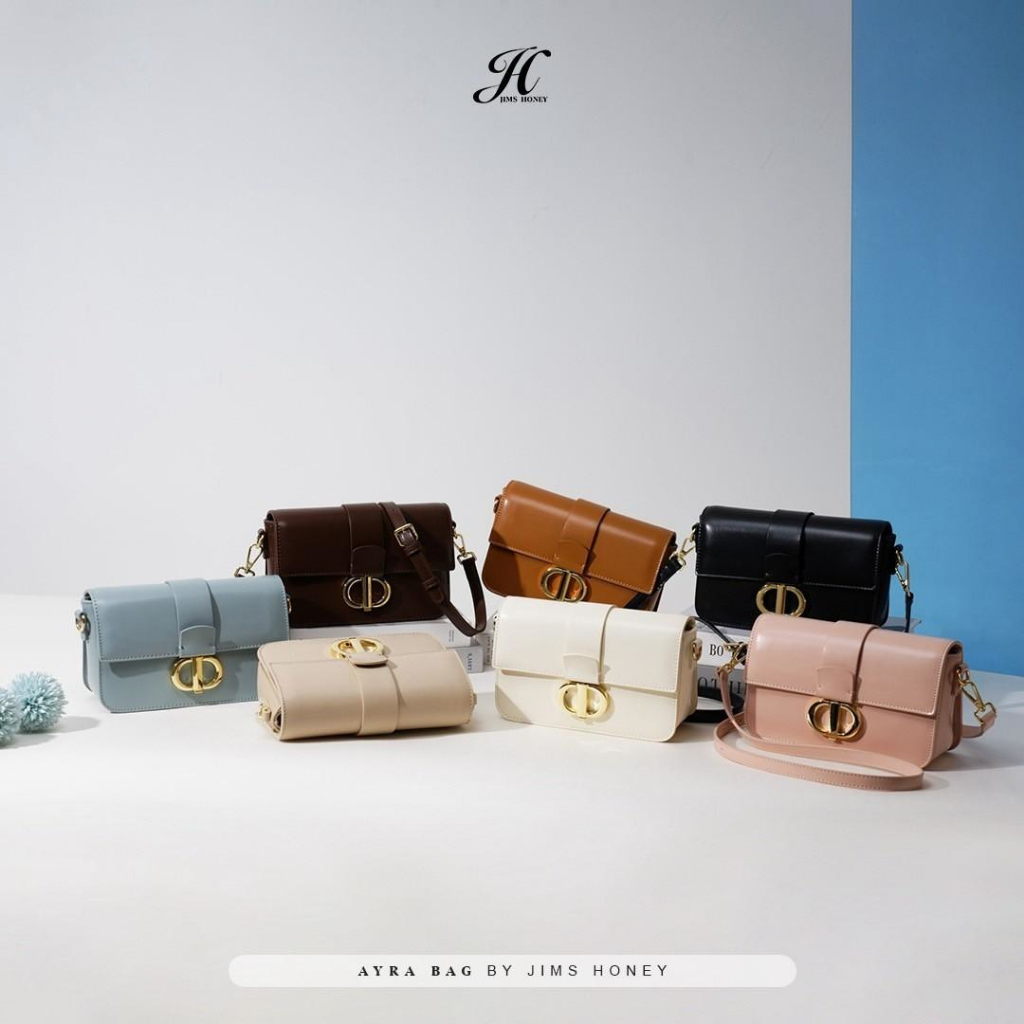 JIMS HONEY FOREVER Tas Wanita Ayra Bag Simple Tas Selempang  Model Terbaru Kulit