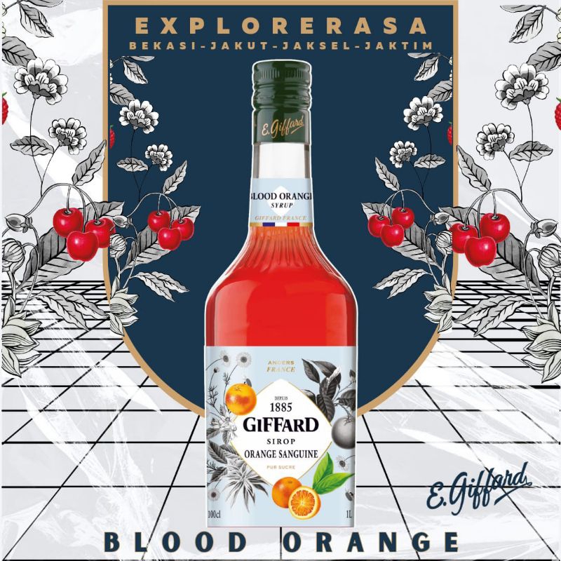 

Giffard syrup rasa Blood orange 1liter