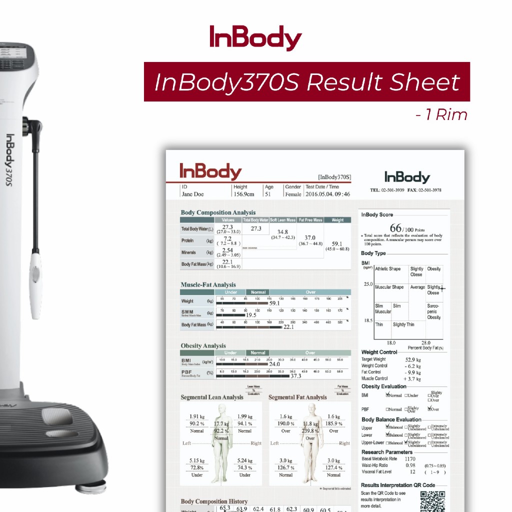 

InBody 370S Result Sheet