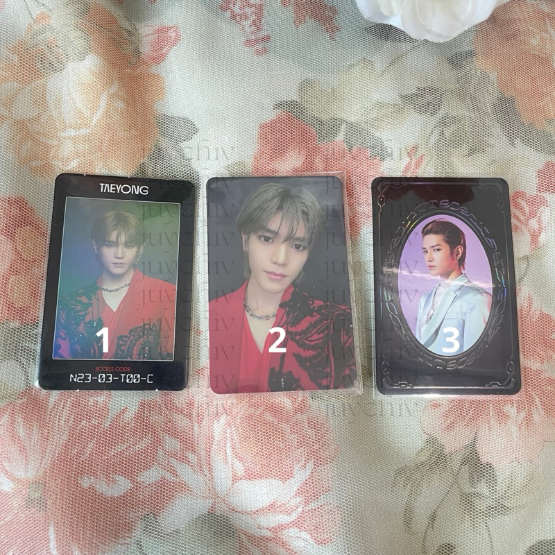 [READY STOCK] Photocard Official Taeyong ac, Taeyong kihno departure, Taeyong yb