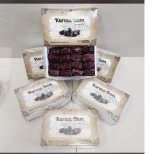 

Kurma Anggur Bam Madina per dus isi 12