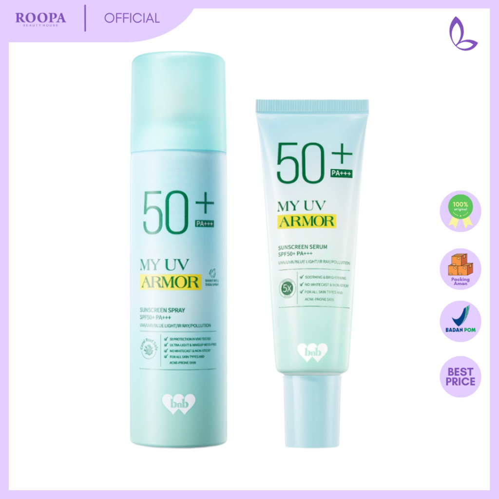 BNB barenbliss My UV Armor SPF 50 PA++++ | My UV Armor Sunscreen Spray SPF 50+ PA+++