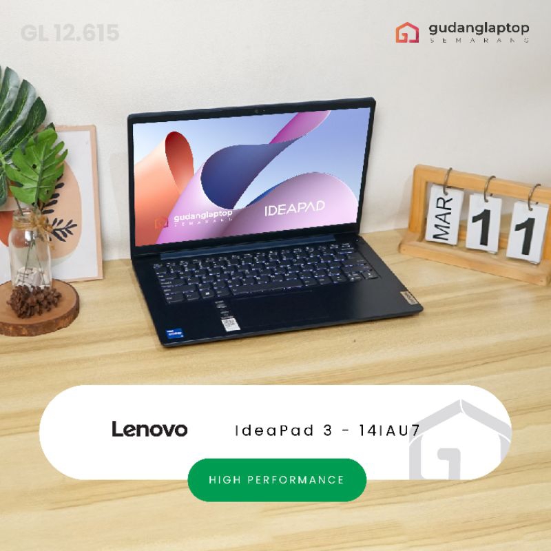 LENOVO IdeaPad 3 - 14IAU7 Intel Core i5 - 1235U 8/512 14 inch FHD Backlight Keyboard Ultra Slim | GL