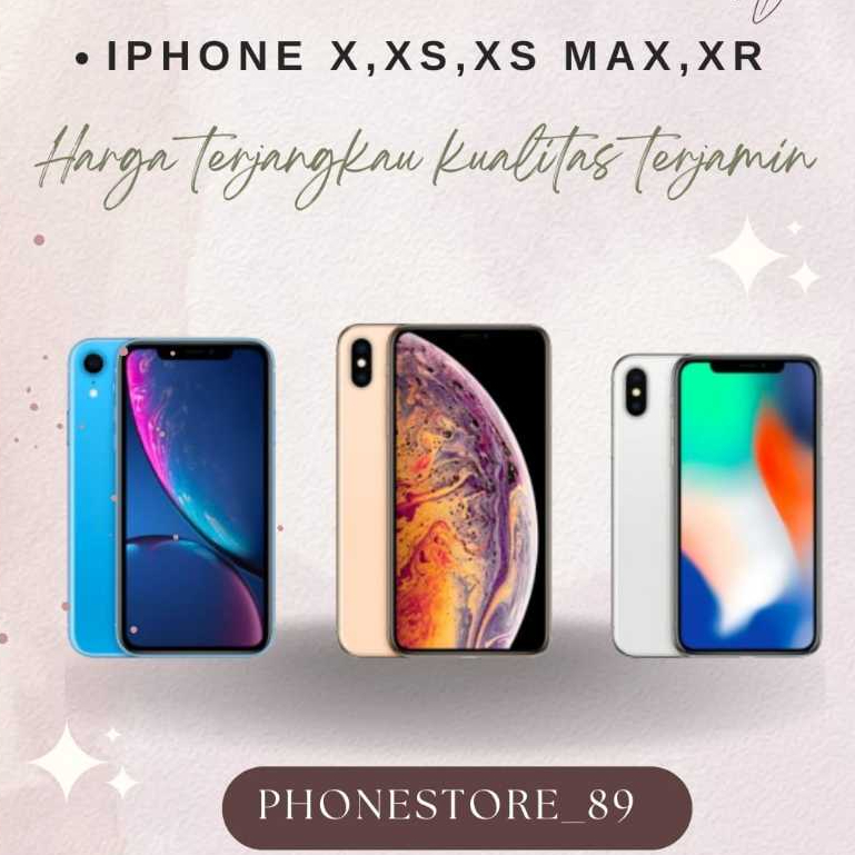 X/XS/XS MAX/XR 64GB/128GB/256GB/512GB Fullset Second 100% Original