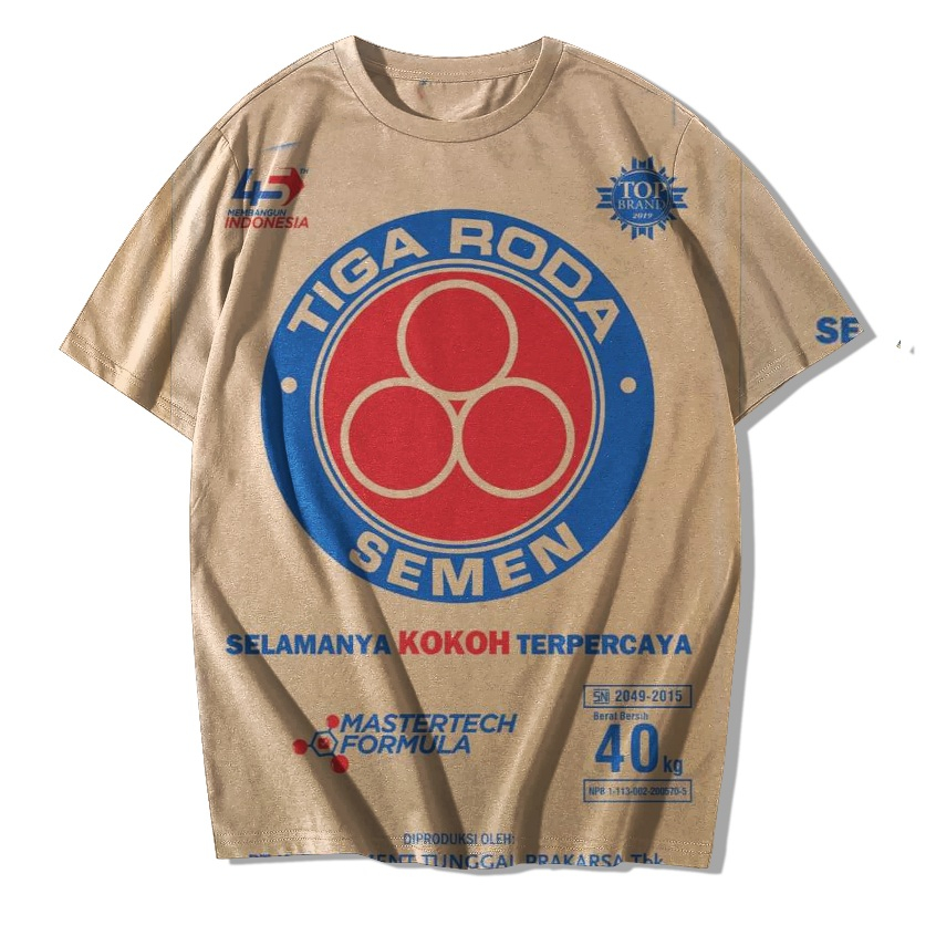 KAOS SEMEN TIGA RODA KAOS LUCU LUCUAN PREMIUM DEPAN BELAKANG