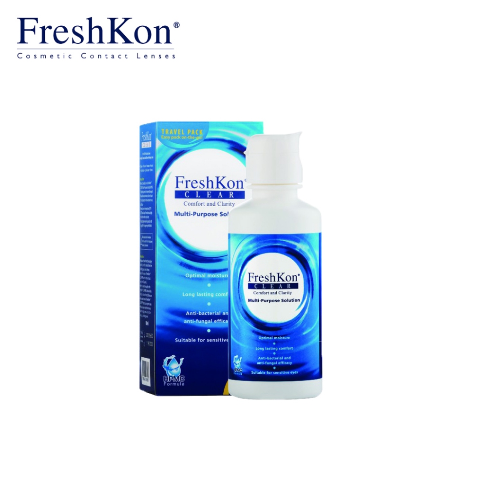 Lensza | Cairan FreshKon Clear MPS 100ml | Pembersih Soflens Freshkon Multi Purpsose Solution 100ml