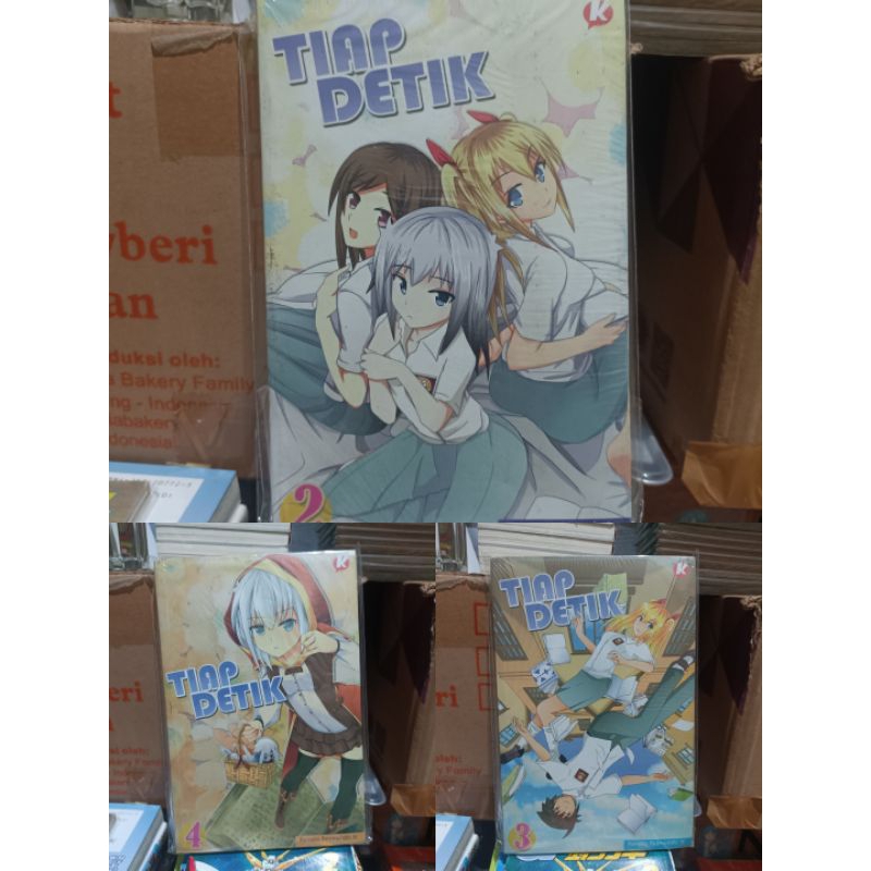 Komik tiap detik 2,3,4 segel cabutan / komik tiap detik vol 2,3,4 segel cabutan