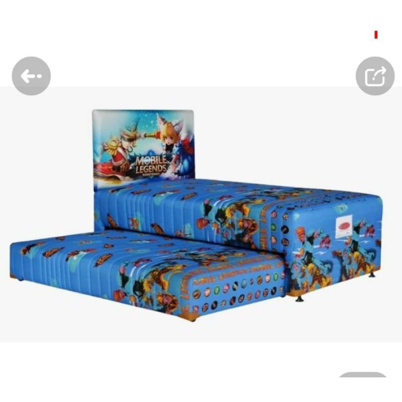 SPRING BED TIDUR ESCON KASUR TIDUR MINIMALIS KASUR SPRING BED 2 IN 1 KIDS