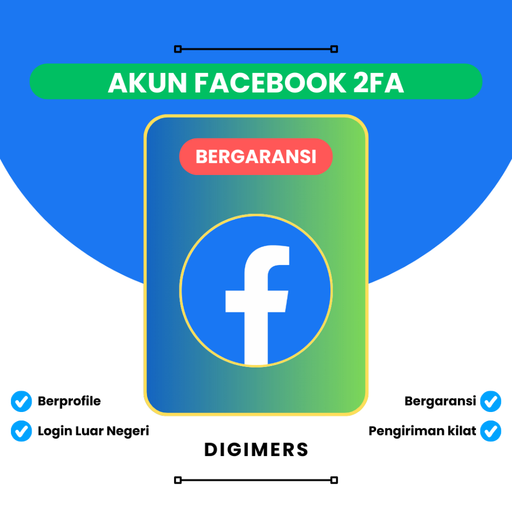 Akun fb 2fa Aktif & Tua kuat | Bergaransi akun facebook kuat akun fb ads | akun facebook marketpleac