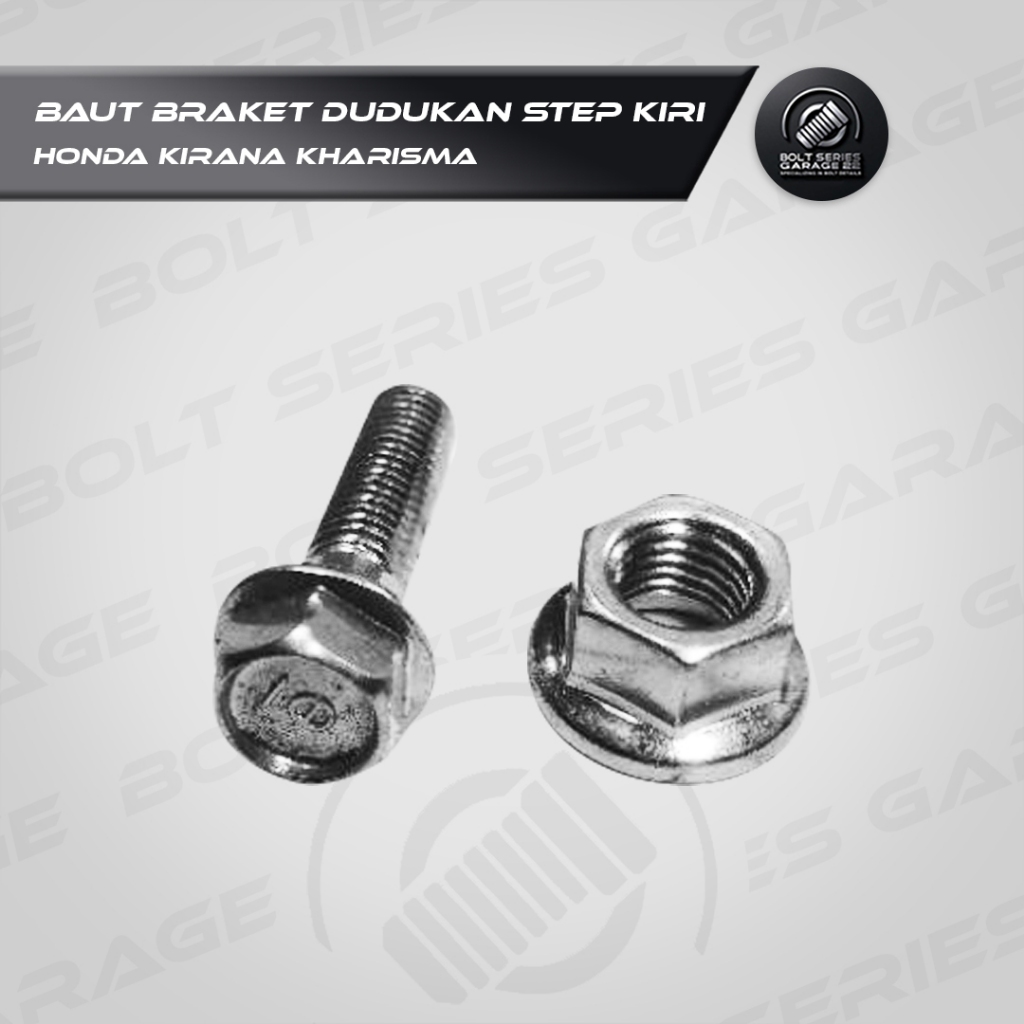 Baut Braket Dudukan Step Kiri Honda Kirana Kharisma Supra X125 Original