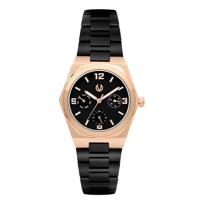 100% original  Jam Tangan Wanita Christ Verra CV 922163L-18 BLK garansi resmi