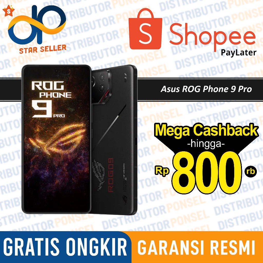 Asus ROG Phone 9 Pro 5G 24/1TB 16/512GB - ROG Phone 9 Garansi Resmi - ROG 9 FE 12/256GB 12/512GB