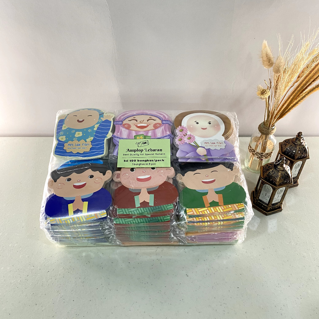 

Paket Bisnis Amplop Lebaran Lucu dan Unik Karakter 3D