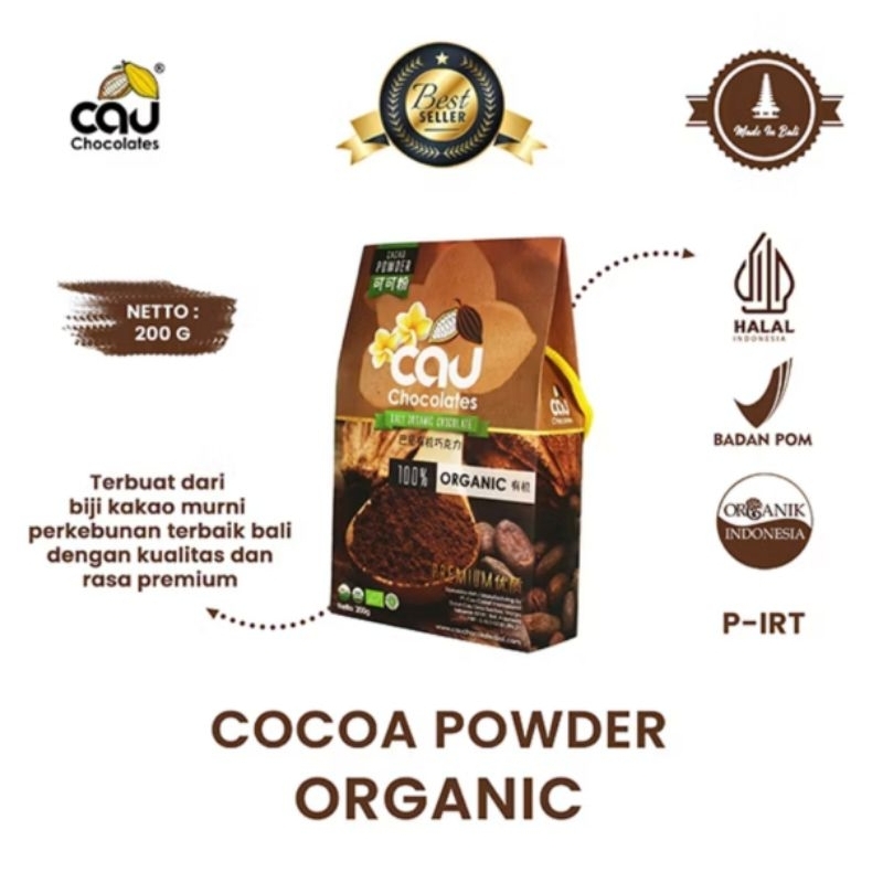 

Cau Organic Cocoa Powder 200gr